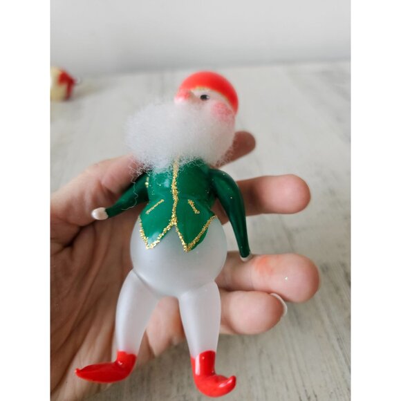 carlini ? Dwarf elf Italian glass ornament AS IS Xmas tree - Picture 11 of 13